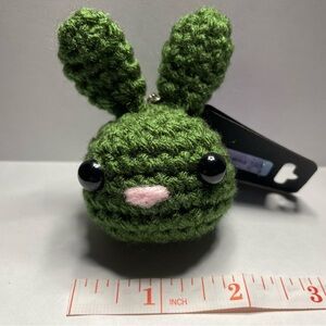CROCHET MINI MOCHIBUN KEYCHAIN- MEDIUM THYME